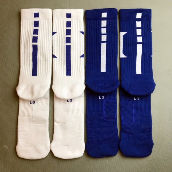 Nike DRI-FIT long tube socks sports socks 2 pairs - Picture 2 of 9